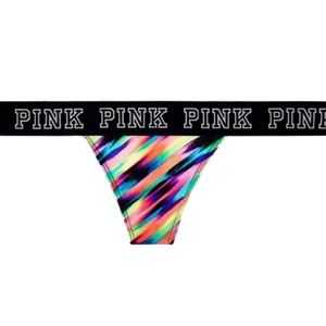 ISO-PINK Logo Band Thong